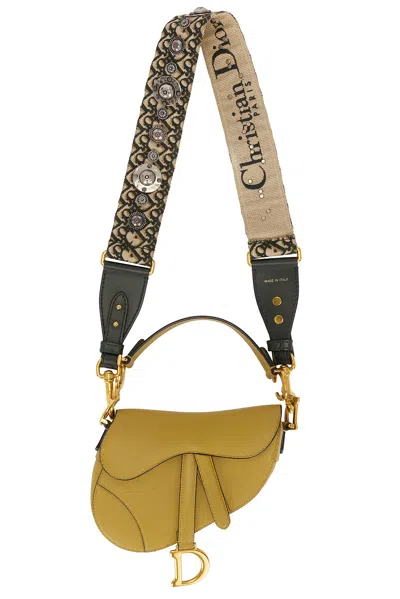 Pre-owned Dior Saddle Bag In Brown