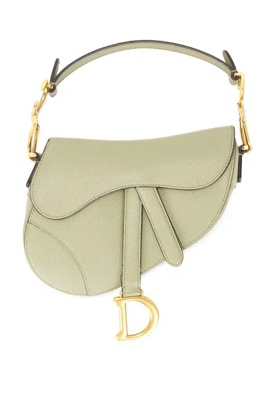 Pre-owned Dior Saddle Bag In Green