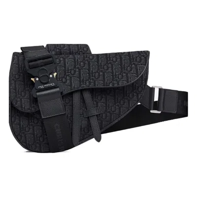 Dior Saddle Bag 'oblique Jacquard Black'