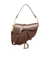 Dior Medium Saddle Shoulder Bag In Brown