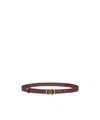 Dior Saddle Belt In Brown
