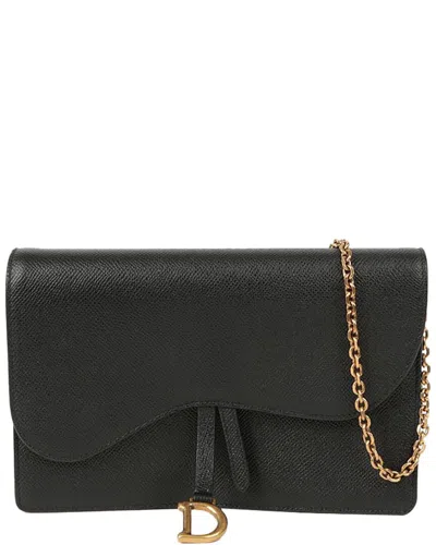 Dior Saddle Chain Pouch Crossbody Bag (authentic Pre-loved)