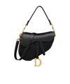Dior Saddle D-shaped Buckle Shoulder Bag In Black