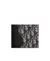 Dior Saddle Double Fold Clamp In Black