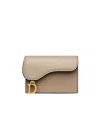 Dior Saddle Flip Clamp In Nude