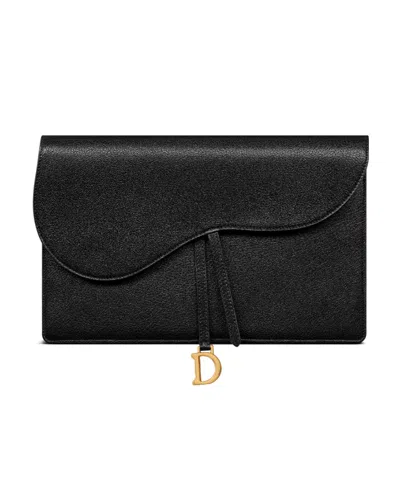 Dior Saddle Handbag In Black