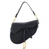 Dior Mini Saddle Shoulder Bag In Black