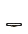 Dior Saddle Loop Belt In Black