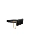 Dior Saddle Removable Bag Belt In Black
