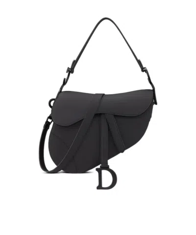 Dior Saddle Shoulder Bag In Black