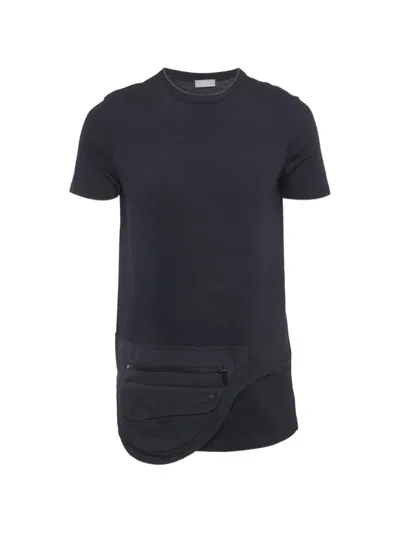 Pre-owned Dior Saddle Zip-pocket T-shirt In Blue