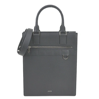 Dior Safari Black Leather Shoulder Bag ()