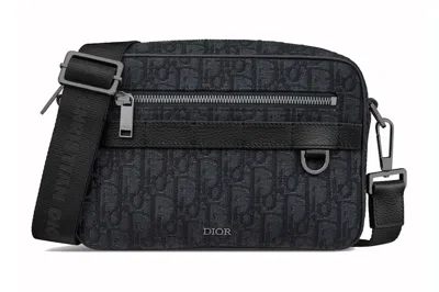 Pre-owned Dior Safari Messenger Bag Black