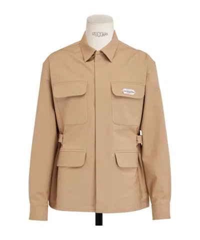 Dior Safari Shirt With Christian  Paris Tag In Gold