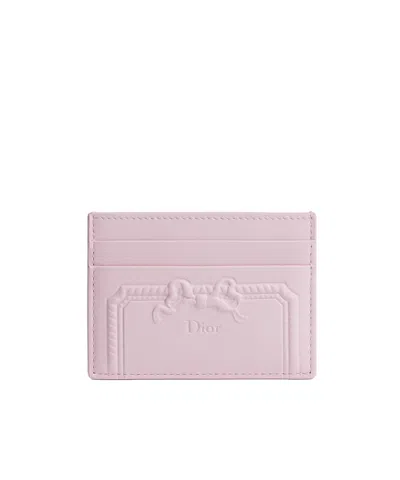 Dior Salon Freesia Card Holder In Pink