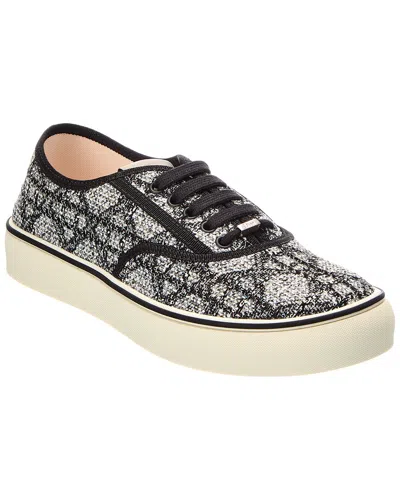 Dior Saltwind Tweed & Canvas Sneaker In Gray