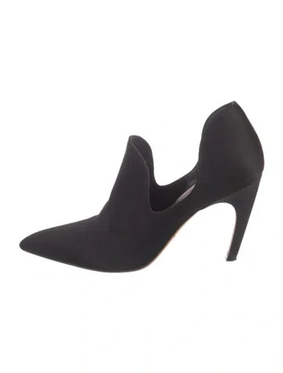 Pre-owned Dior Satin Pumps In Black