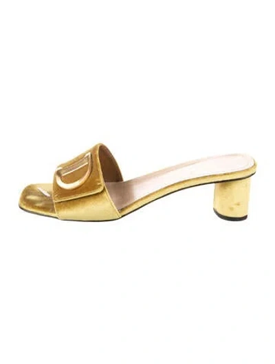 Pre-owned Dior Satin Slides