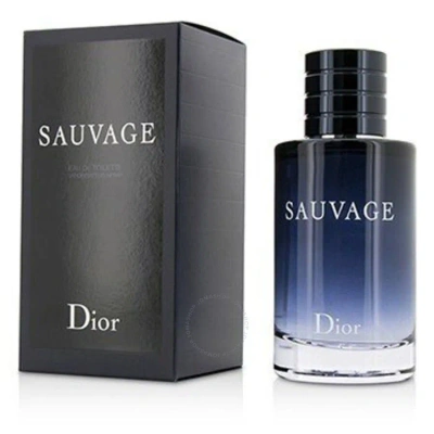 Dior Sauvage / Christian  Edt Spray "new Fragrance" 3.4 oz (m) In Blue / Dark