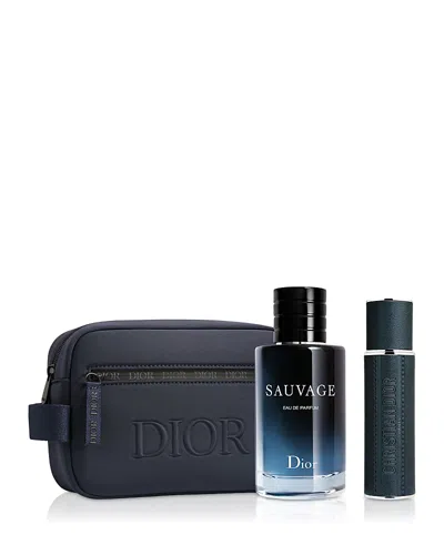 DIOR SAUVAGE EAU DE PARFUM & TRAVEL SPRAY GIFT SET - LIMITED EDITION