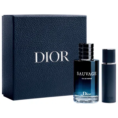 Dior Sauvage Eau De Parfum Gift Set In Blue