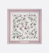 Dior Floral Square Scarf Accessory In Multi