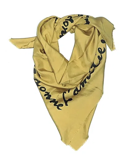 Pre-owned Dior Scarf In Gold