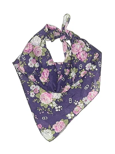 Pre-owned Dior Scarf In Purple
