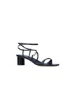 Dior Block Heel Open Toe Sandals In Black