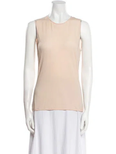 Pre-owned Dior Scoop Neck Sleeveless Top In Neutral