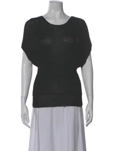 Pre-owned Dior Scoop Neck Sweater In Gray