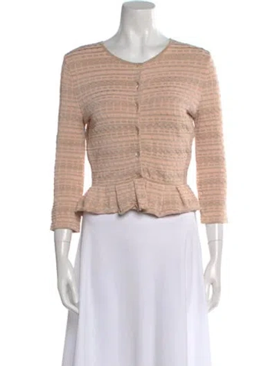 Pre-owned Dior Scoop Neck Sweater In Neutral