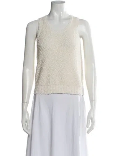 Pre-owned Dior Scoop Neck Sweater In Neutral