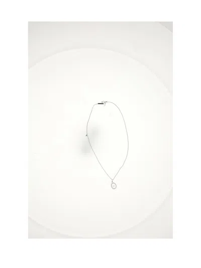 Dior Sculpted Bee Pendant Necklace In Silver