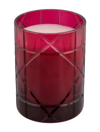 Pre-owned Dior Secret Garden Scented Candle In Red