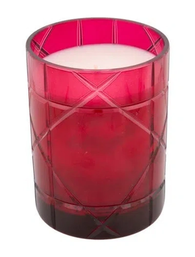 Pre-owned Dior Secret Garden Scented Candle In Red
