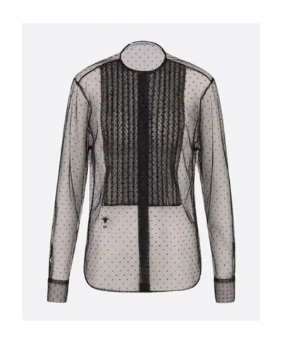 Dior Semi-perspective Shirt In Gray