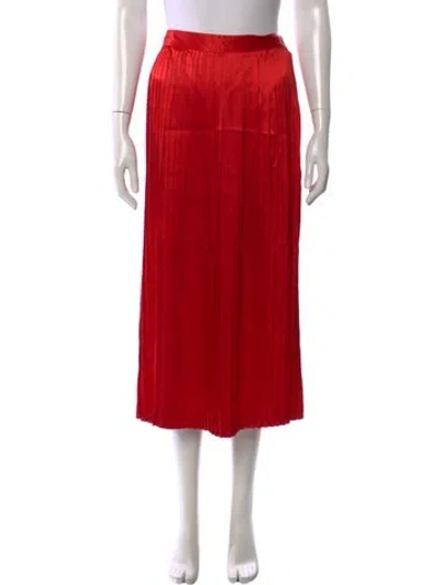 Pre-owned Dior Separates Midi Length Skirt In Red