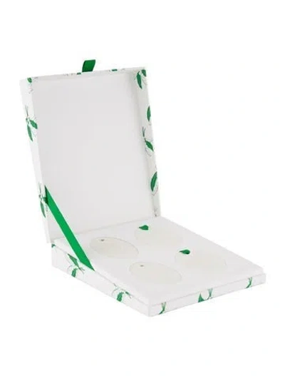 Pre-owned Dior Set Of 4 Ceramic Fragrance Diffusers In White