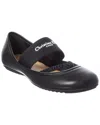 Dior Women Shade Leather Ballerinas With Elastic Bands In Black