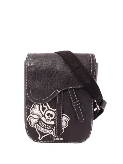 Pre-owned Dior Shawn Collaboration Crossbody Bag In Black