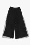 Dior Sheer Flared Pants With Pleats