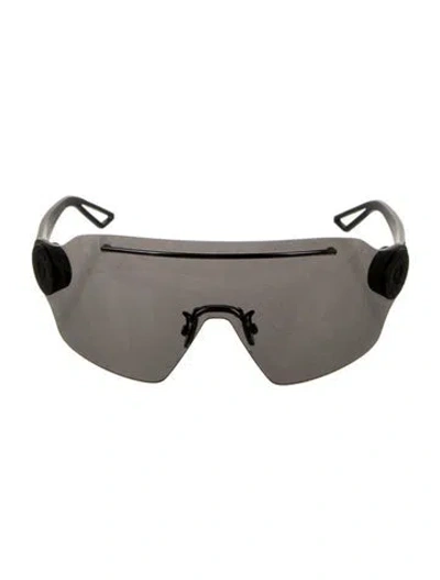 Pre-owned Dior Shield Tinted Sunglasses In Black