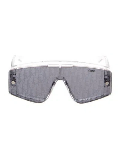 Pre-owned Dior Shield Tinted Sunglasses In Transparent
