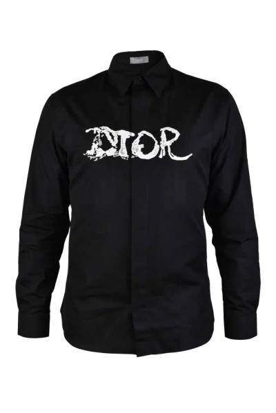 Dior Men Shirt In Black