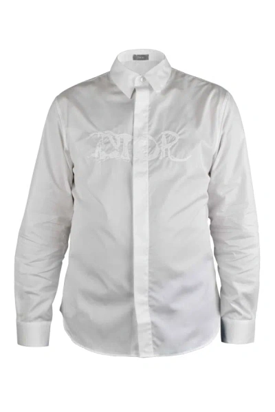 Dior Men Shirt In White