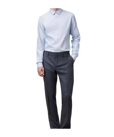 Dior Shirt With Bee Embroidery In Blue