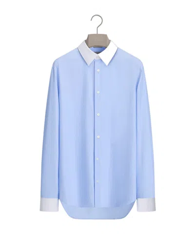 Dior Shirt With  Embroidery In Blue