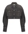 Dior Short Denim Jacket In Black
