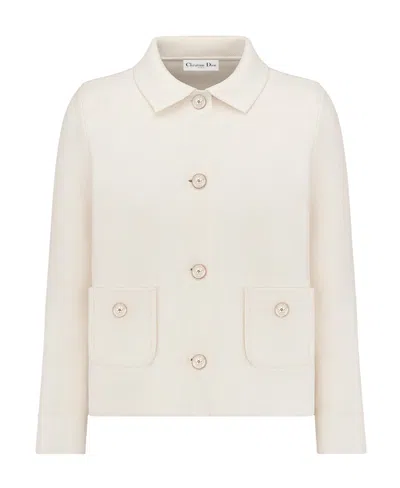 Dior Short Jacket In White